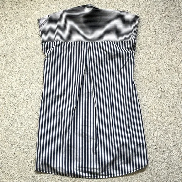 Madewell Striped Shirt Dress Size Small - Picture 5 of 5